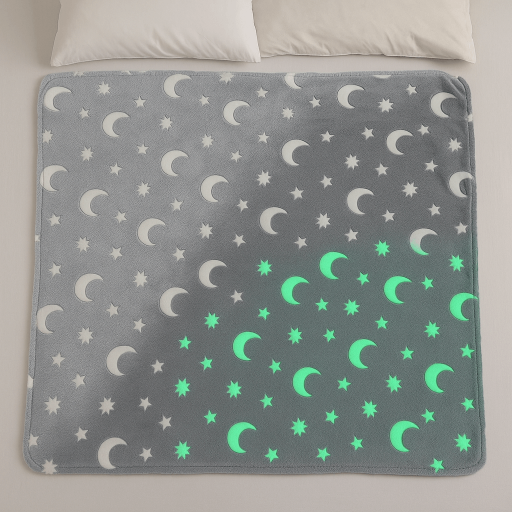 Luna™ Glow in the Dark Blanket for Kids with Anxiety and Struggles