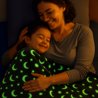 Luna™ Glow in the Dark Blanket for Kids with Anxiety and Struggles