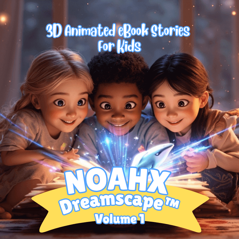 Noahx DreamScapes™ Vol.1 – 10 Magical 3D Storybook Adventures for Kids