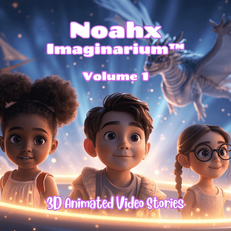 Noahx Imaginarium™ Vol. 1 – 15 3D Animated Video Stories for Kids